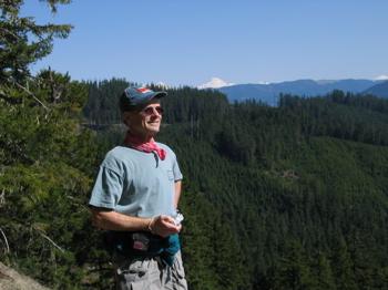 Photograph of Andrzej at Tire Mountain