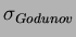 $\displaystyle \sigma_{Godunov}$