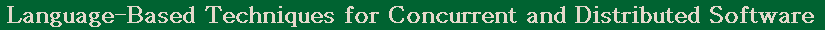Language-Based Techniques for Concurrent and Distributed Software