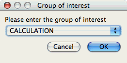 Setting Group of Interest